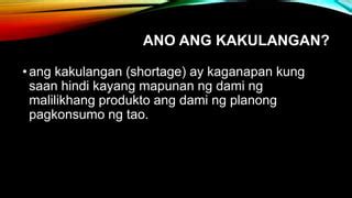 mapunan ang kakulangan in english